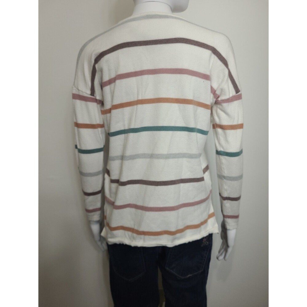 Staccato Sweater Womens Size Small Long Sleeves Multicolor Striped Soft - Picture 3 of 6